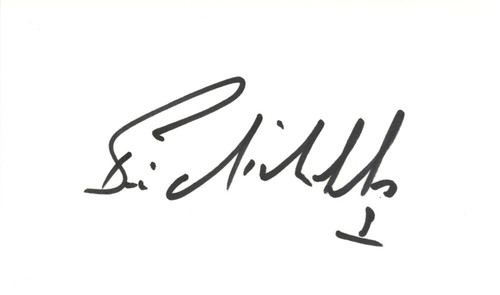 Bernie Nicholls Autographed Los Angeles Kings Index Card Beckett 45276