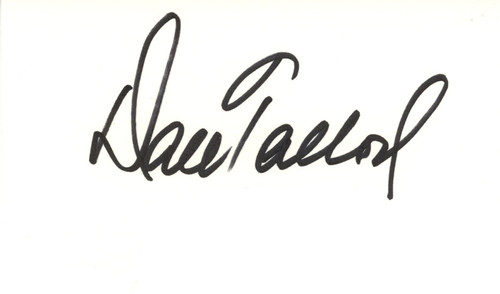 Dale Tallon Autographed/Signed Chicago Blackhawks Index Card Beckett 45266