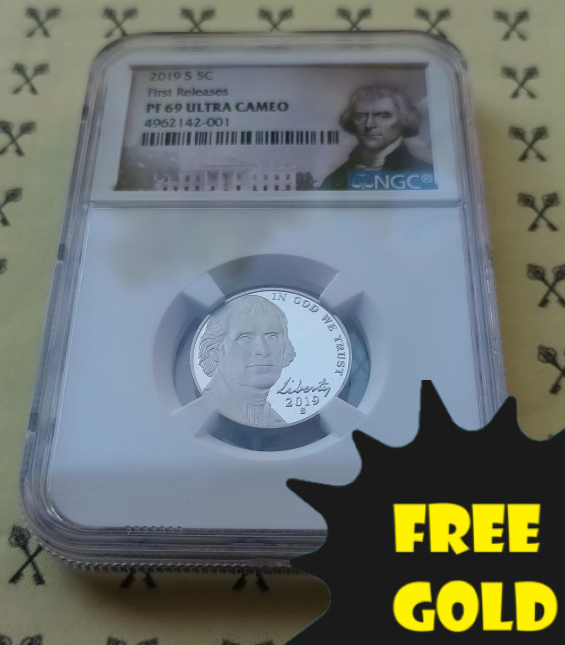 2019-S Jefferson Nickel NGC PF 69 Ultra Cameo First Releases with