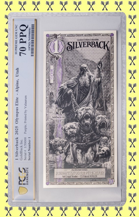 2025 Hades - Olympus Elite Purple Silverback PCGS 70 Limited to