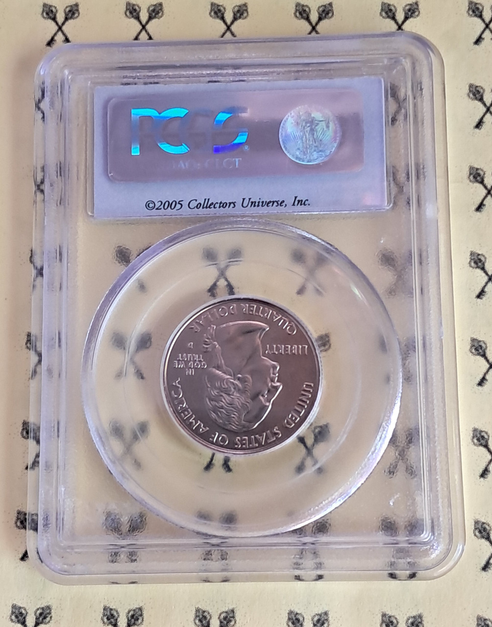 2006-D Colorado Satin Quarter PCGS MS 68 with FREE 1/2 GOLDBACK