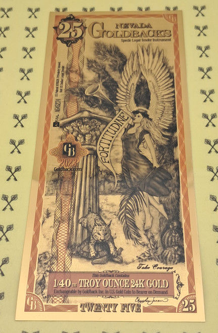 2023 Nevada Fortitudine 25 Goldback