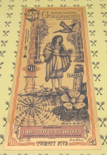 2023 South Dakota Laurea Goldback 25