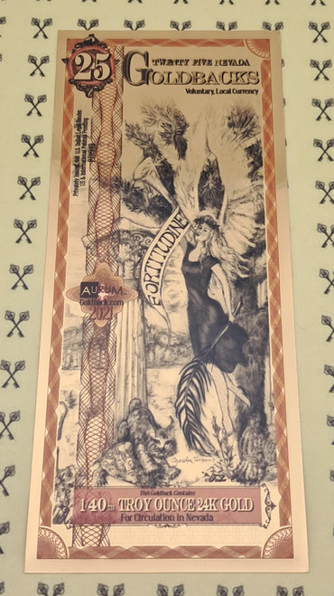 2021 Nevada 25 Goldback 2021 Nevada 25 Goldback