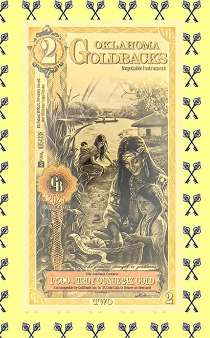 2025 Oklahoma 2 Goldback Alpha