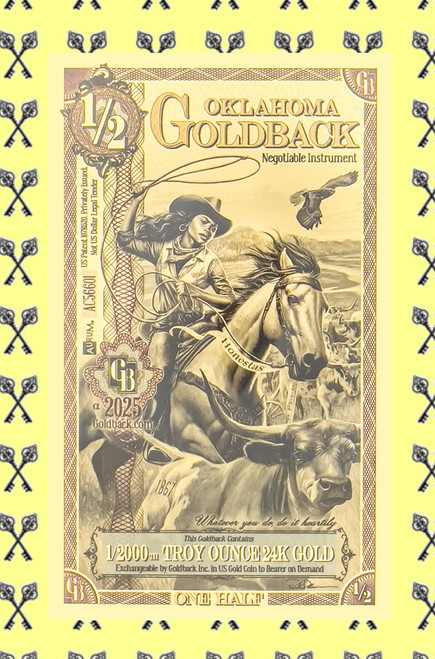 2025 Oklahoma Half Goldback Alpha