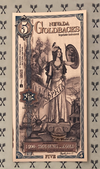 2025 Nevada 5 Goldback