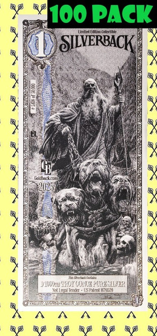 2025 Hades Silverback with 100 Pack label