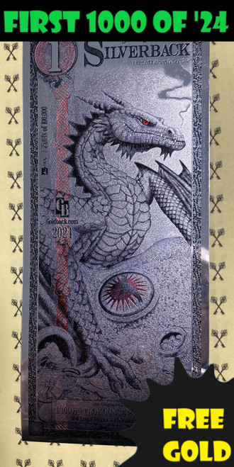 2024 Silverback with first 1000 & free gold labels