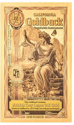 2026 California 1/4 Goldback Alpha