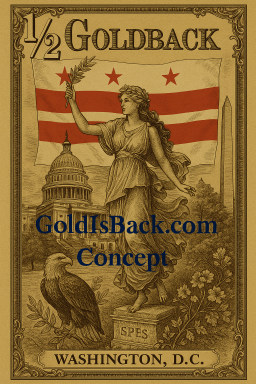 District of Columbia Half Goldback Concept District of Columbia Half Goldback Concept