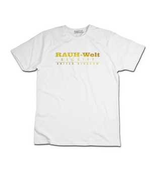 Rauh Welt Begriff RWB UK T-Shirt White with Golden Logo