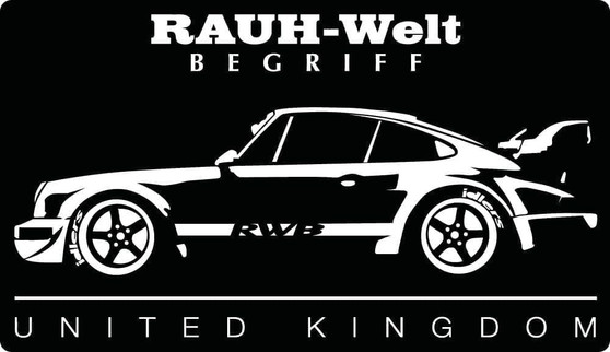 RWB UK RAUH-Welt Begriff Bumper Sticker