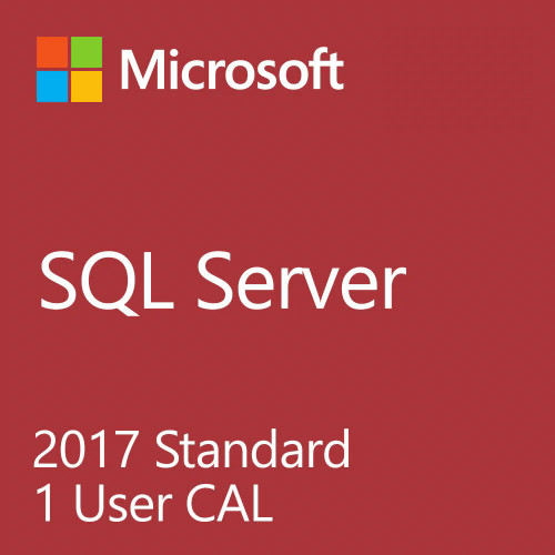 Microsoft SQL Server 2017 Standard, 1 User CAL