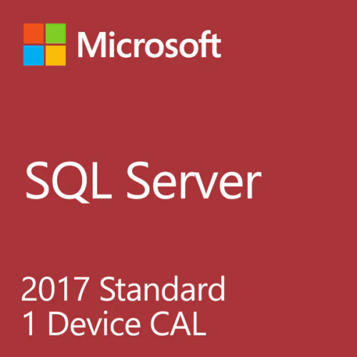 Microsoft SQL Server 2017 Standard, 1 Device CAL