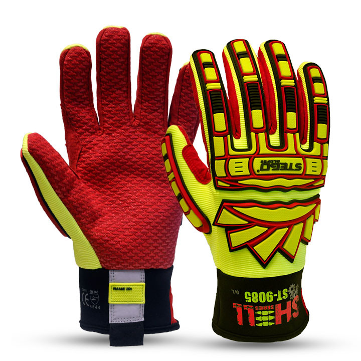 Stego Impact Resistant Gloves-L St-9085 Apex Trading Company WLL