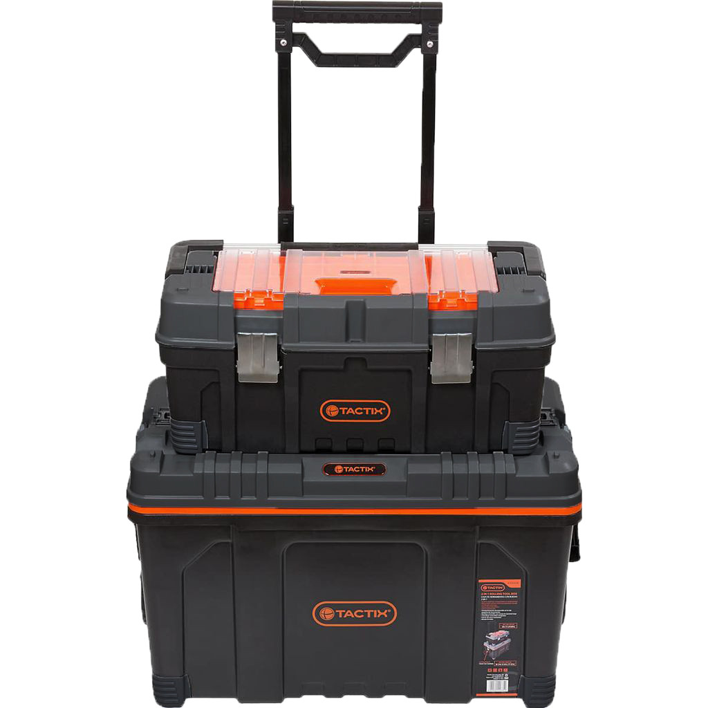 Tactix - 2 In 1 Rolling Tool Box Set - Ttx-320308 - Apex Trading