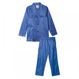 Border-Pant & Shirt Cotton L Light Blue-Bdr-Ps-Lbl-L
