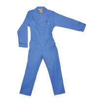 Border-Coverall Cotton Blue Long Sleeve-S-Bdr-Ccbls-S