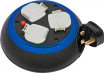 Brennenstuhl - Comfort-Line Cable Box Cl-S 3-Way Black/Blue  3M H05Vv-F 3G1,5