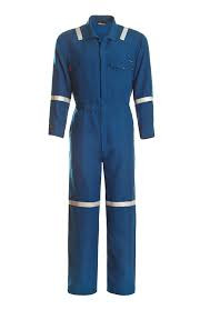 Border-Coverall Nomex Blue With Reflector-M-Bdr-Cbrs-M