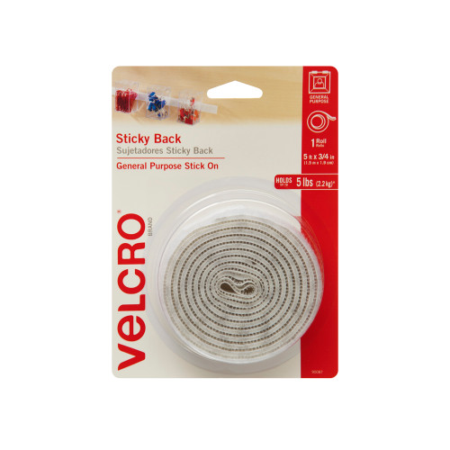 Velcro - Sticky Back Tap 5 Ftx3/4In - Vlc-90087