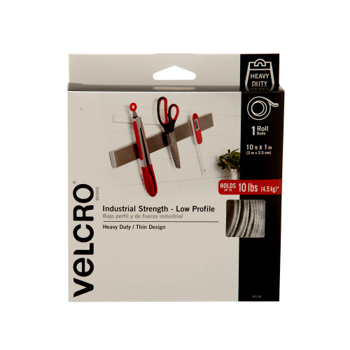 Velcro - Industrial Strength Low Profile-White - Vlc-W91110