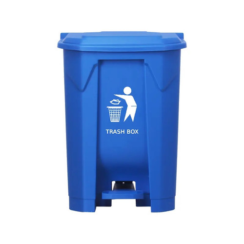 Akc-Garbage Can 68L With Pedal Blue-Akc-Gc06B