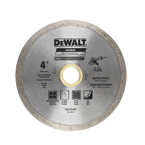 Dewalt -  Dw47401Hp Continuous Rim 100 X 5 X 22Mm
