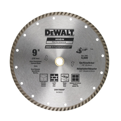 Dewalt - Diamond Blade Turbo 9" (230Mm)
