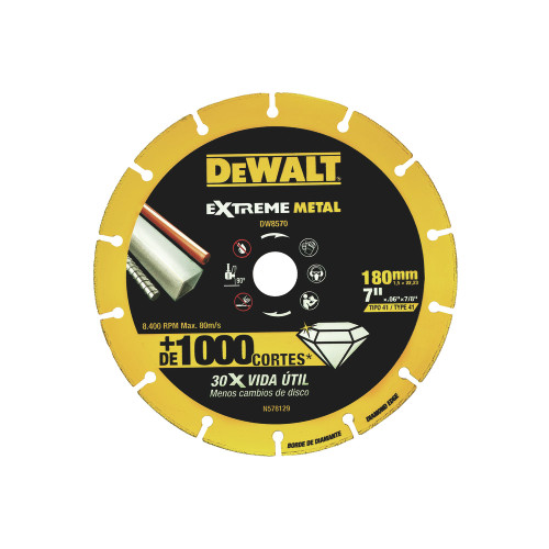 Dewalt - Extrm Metal Diamond Cutoff178 - Dw8570