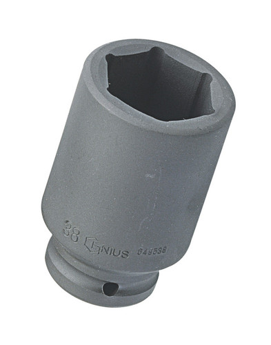 Genius - 1" Dr. 37Mm Deep Impact Socket (Cr-Mo) - 849537