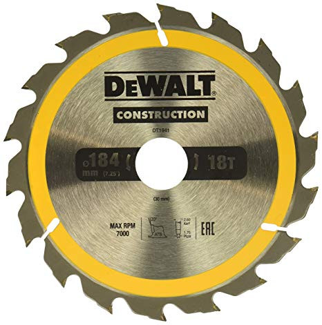 Dewalt - Circularsaw Blade 184X30Mm 18T - Dt1941-Qz