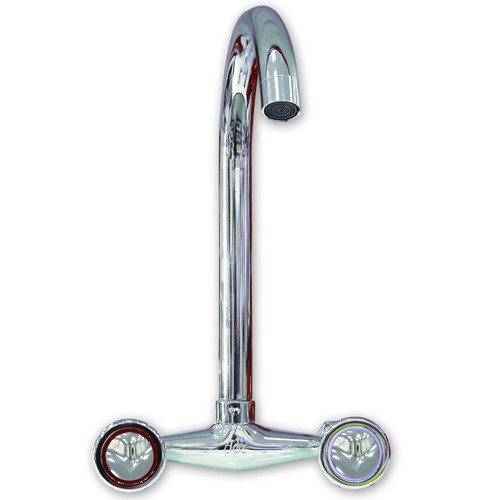 Adix Wall Mounted Sink Mixer Double Knobe New Cup-1106