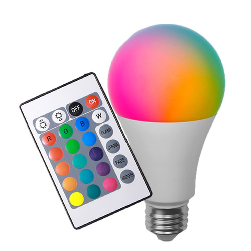 Rgb Led Bulb With Remote 