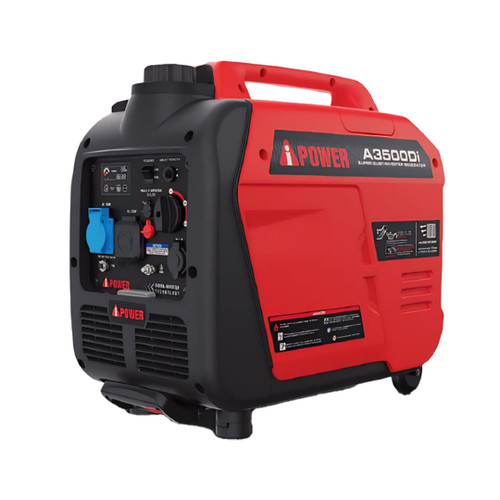 iPower Manual Start Silent Gasoline Inverter Generator 3Kw A3500Di