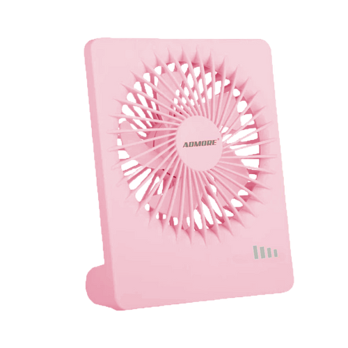 USB RECHARGBLE DESKTOP FAN PINK