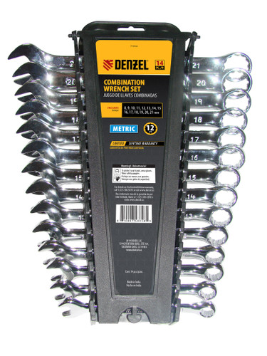 Denzel 14 pc Combination wrench set metric 7715426
