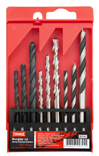 Combination Drills 9Ea/Set~~En