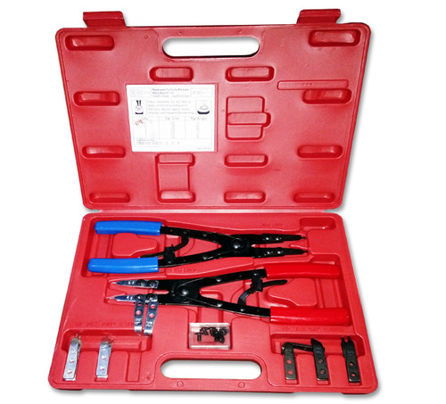 Vertex-10-1/2" Heavy Duty Replaceable Tip Circlip Plier Set