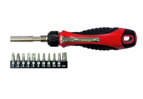 Vertex-Ratchet Screwdriver Bit Set 13 Pcs - Vxrd-013