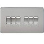 Uks-6Gang 2Way Switch 10Amp 250V 543D-Uks-Swt-543D