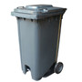 Akc - Garbage Can 120L With Pedal Gray - Akc-Gc01A