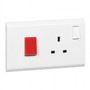 Legrand - 45A Dp Switch +13A Bs Neon - Pe-617078