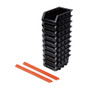 Tactix - 10Pc Black Storage Bin Set - Ttx-320603