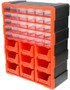Tactix - 30-Drawers Storage Bin With 9 Tray - Ttx-320644