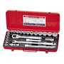 Genius 24Pc 1/2In Dr. Metric Hand Socket Set Gs-425M