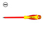 Vertex-Insulated Screwdriver Sl 5.5X1.0X125, Yellow/Red