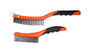 Vertex-2Pc Wire Brush Set, Brush Surface:Zinc Plated, Packing: Double Blister Card
