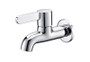 Geepas - Wall Mounted Bib Tap Brass Chrome - Gsw61016